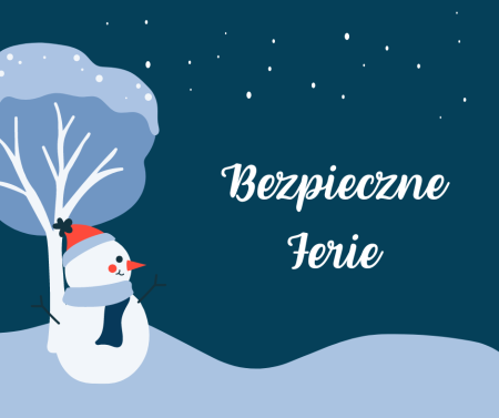 Bezpieczne ferie - wizyta policjanta